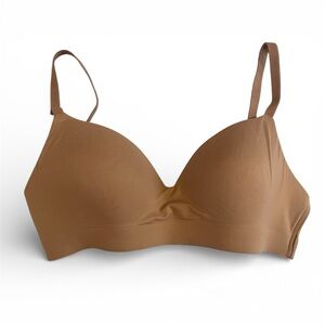 SOMA Intimates Size 34B Enbliss Wireless Bra Wire Free Smoothing Brown Comfort